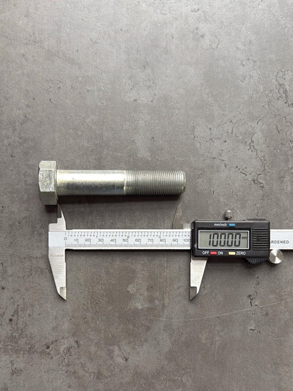 Болт М20х100х1,5 ГОСТ 7798-70 класс прочности 8.8 оцинкованный