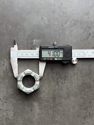 Гайка корончатая, прорезная низкая М27 ГОСТ 5933-73