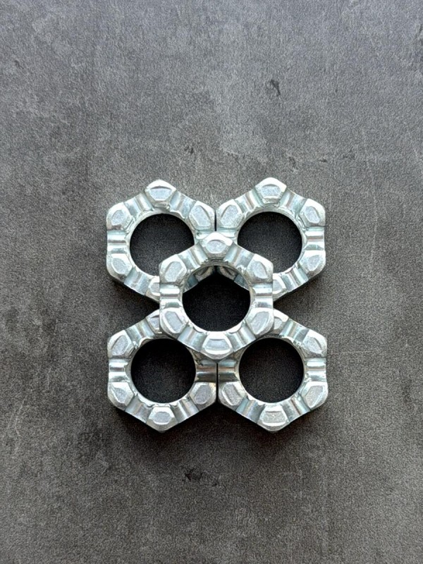 Гайка корончатая, прорезная низкая М20 DIN 937