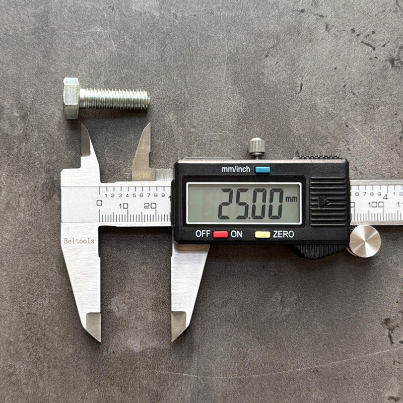 Болт М8х25х1,25 DIN 960 класс прочности 8.8 оцинкованный