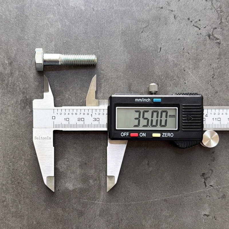 Болт М8х35х1,25 DIN 960 класс прочности 8.8 оцинкованный