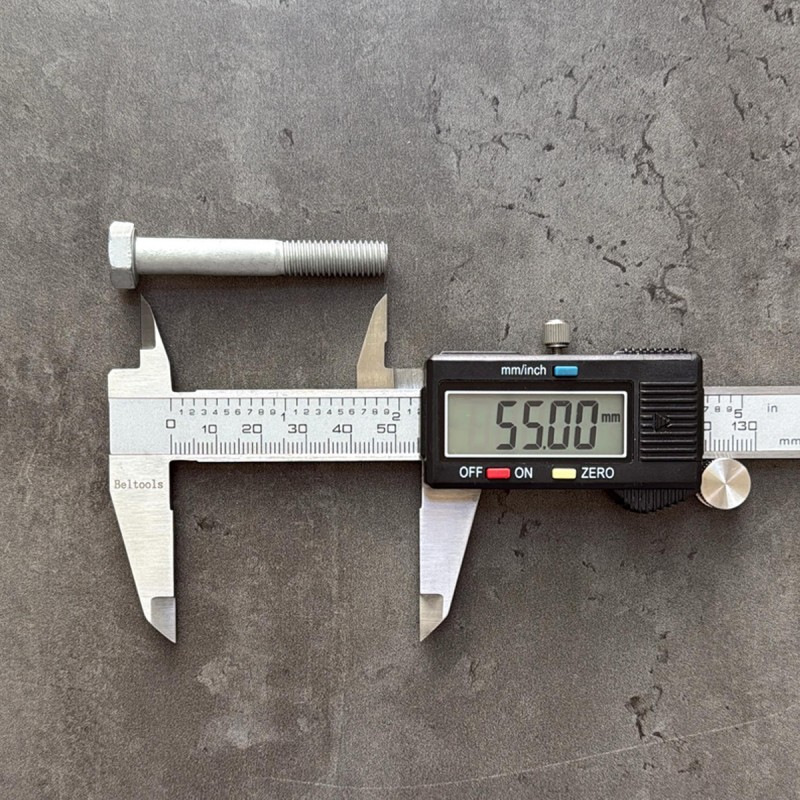 Болт М8х55х1,25 DIN 960 класс прочности 8.8 оцинкованный