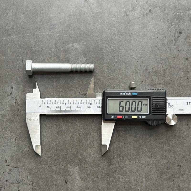 Болт М8х60х1,25 DIN 960 класс прочности 8.8 оцинкованный