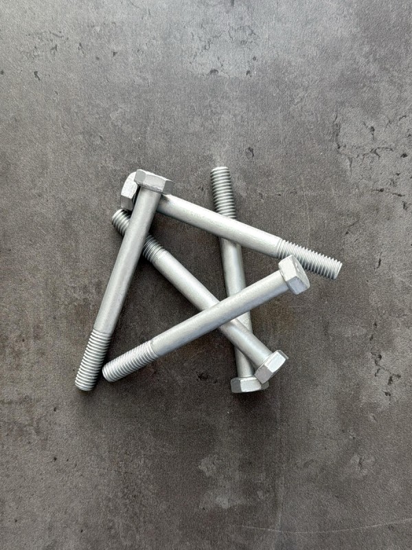 Болт М8х80х1,25 DIN 960 класс прочности 8.8 оцинкованный