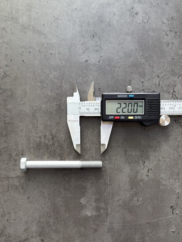 Болт М8х80х1,25 DIN 960 класс прочности 8.8 оцинкованный