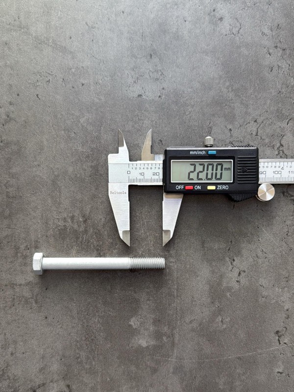 Болт М8х90х1,25 DIN 960 класс прочности 8.8 оцинкованный