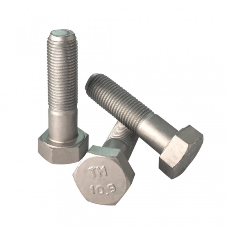 Болт М12х50х1,25 DIN 960 класс прочности 10.9 оцинкованный