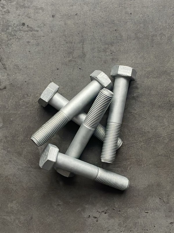 Болт М12х70х1,25 DIN 960 класс прочности 10.9 оцинкованный