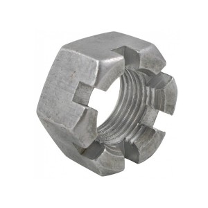 Гайка корончатая низкая М27х2 S-41 Н-17 Оси БДМ