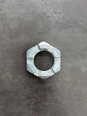 Гайка корончатая, прорезная низкая М27х2 DIN 937