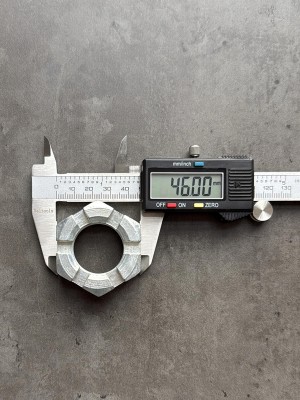 Гайка корончатая, прорезная низкая М30х1,5 ГОСТ 5919-73, класс прочности 8, покрытие цинк