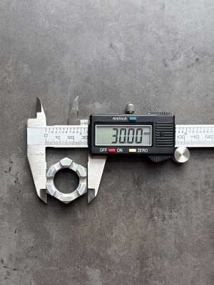 Гайка корончатая, прорезная низкая М20 ГОСТ 5933-73 класс прочности 8