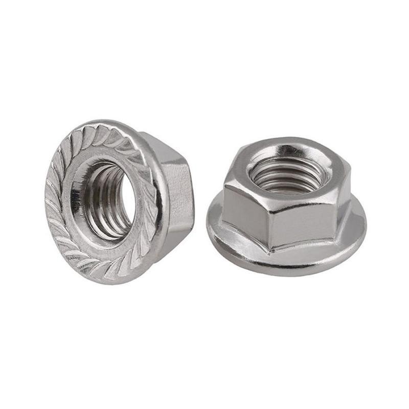 Гайка М6 фланцевая DIN 6923