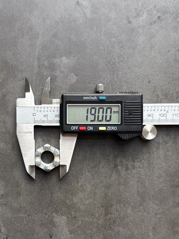 Гайка корончатая, прорезная низкая М12х1,25 DIN 937 (МАЗ, ЗИЛ, ГАЗ)