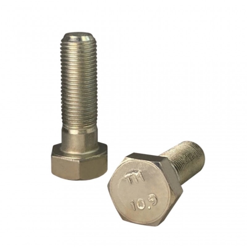 Болт М10х45х1,25 DIN 960 класс прочности 10.9 оцинкованный