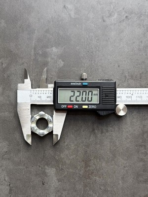 Гайка корончатая, прорезная низкая М14 ГОСТ 5919-73, класс прочности 10, покрытие цинк