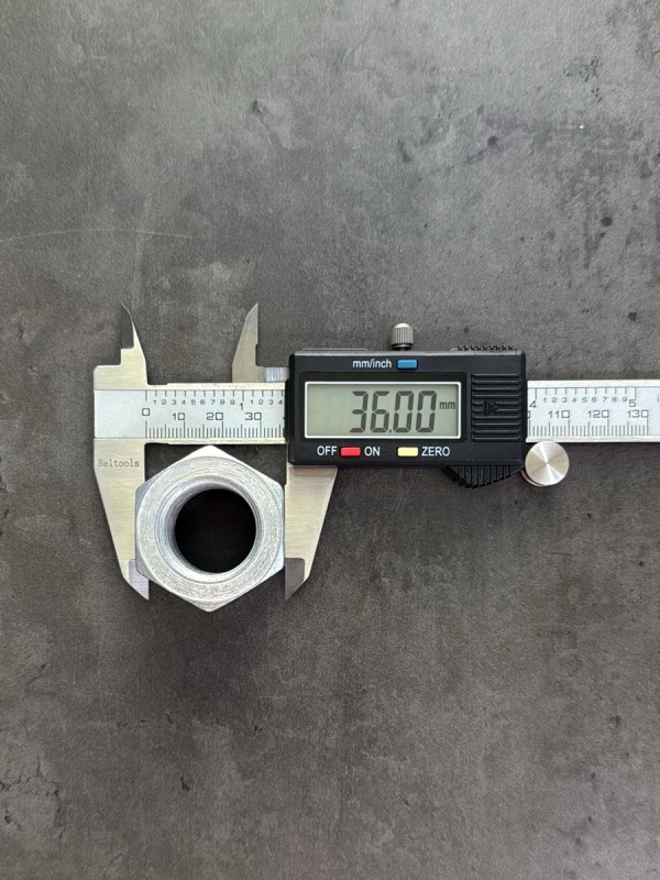 Гайка шестигранная высокая М24х2 ГОСТ 15523-70 кл. прочности 8, в цинке.